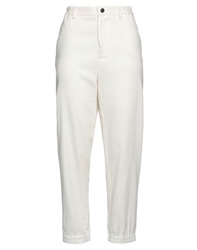 Roseanna Woman Pants Cream Size 10 Organic Cotton In White