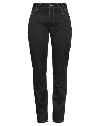 Vivienne Westwood Woman Denim Pants Black Size 36 Cotton