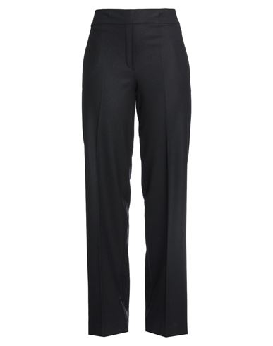 D Exterior D. Exterior Woman Pants Black Size 12 Merino Wool, Elastane