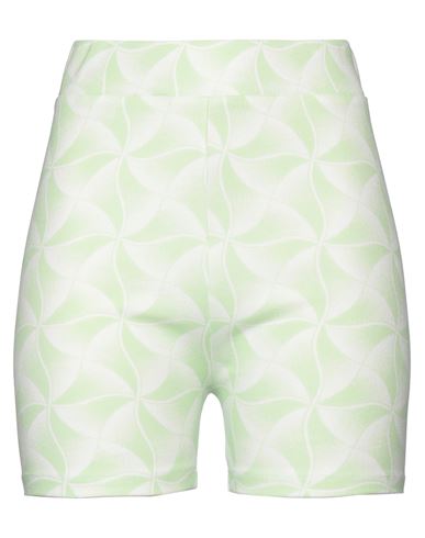 Rotate Birger Christensen Lovena Organic Cotton Bike Shorts In Green