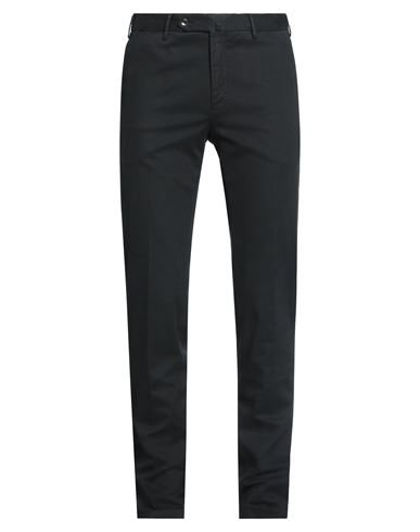 Pt Torino Man Pants Black Size 40 Cotton, Elastane In Black