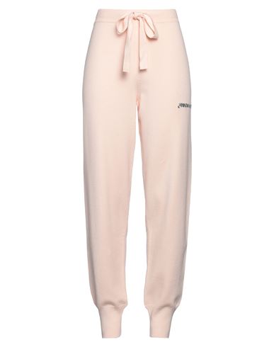 Hinnominate Woman Pants Light Pink Size L Viscose, Polyester, Polyamide