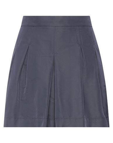 Semicouture Woman Mini Skirt Navy Blue Size 8 Polyamide, Polyester