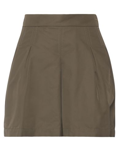 Semicouture Woman Mini Skirt Military Green Size 8 Polyamide, Polyester