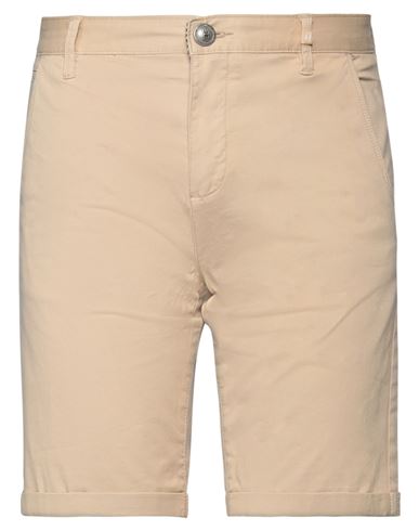 Hermitage Man Shorts & Bermuda Shorts Sand Size 36 Cotton, Elastane In Beige