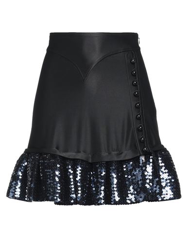 Shop Rabanne Woman Mini Skirt Black Size 4 Viscose, Elastane, Polyester, Polyamide
