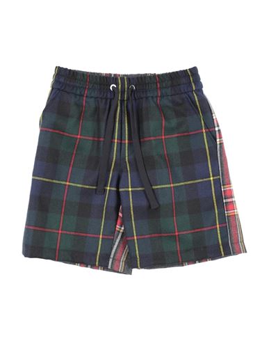Dolce & Gabbana Toddler Boy Shorts & Bermuda Shorts Dark Green Size 5 Virgin Wool, Polyester, Viscos In Green