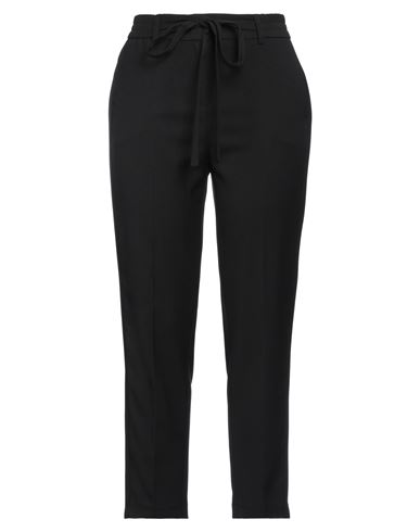 Nenette Tous Les Jours Woman Pants Black Size 12 Polyester, Viscose, Elastane