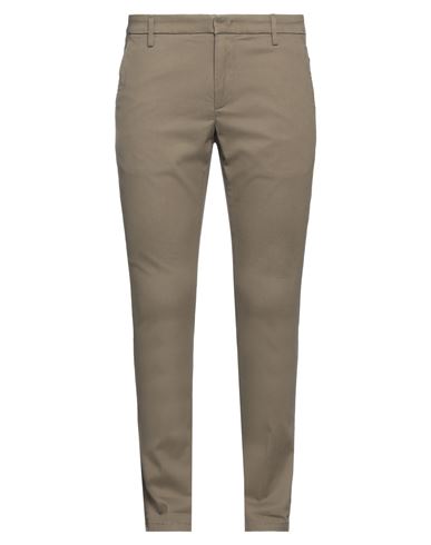 Dondup Man Pants Khaki Size 31 Cotton, Cashmere, Elastane In Beige