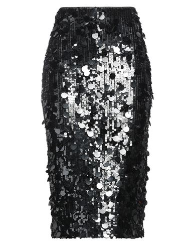 P.a.r.o.s.h P. A.r. O.s. H. Woman Midi Skirt Black Size S Polyamide, Elastane, Pvc - Polyvinyl Chloride