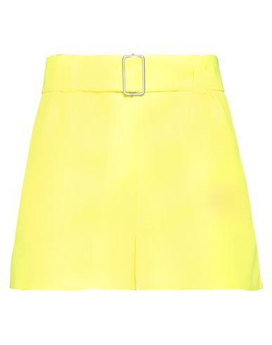 Philosophy Di Lorenzo Serafini Woman Shorts & Bermuda Shorts Light Yellow Size 4 Viscose, Cotton