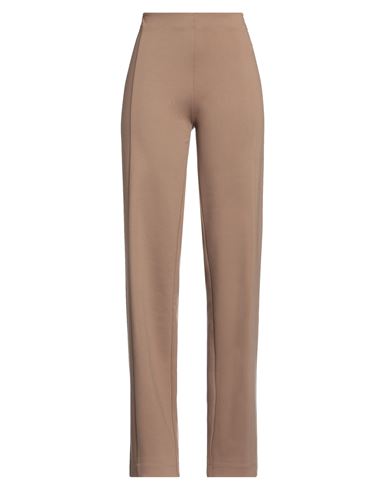Daniele Fiesoli Woman Pants Light Brown Size 3 Viscose, Nylon, Elastane In Beige
