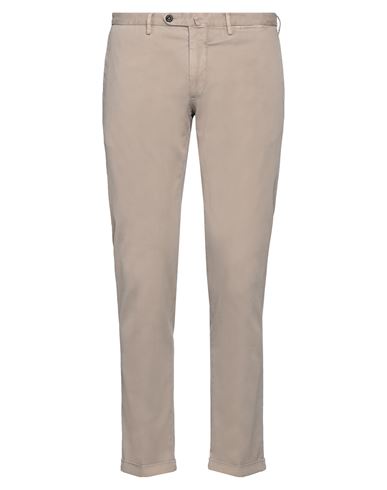 Shop Santaniello Man Pants Beige Size 38 Cotton, Lycra, Elastane