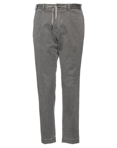 Santaniello Man Pants Grey Size 38 Cotton, Elastane