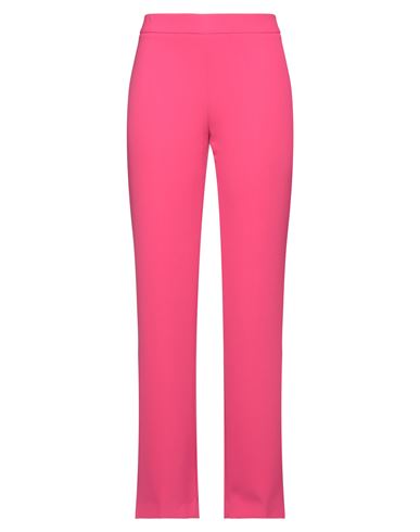 Clips Woman Pants Fuchsia Size 10 Polyester, Elastane In Pink