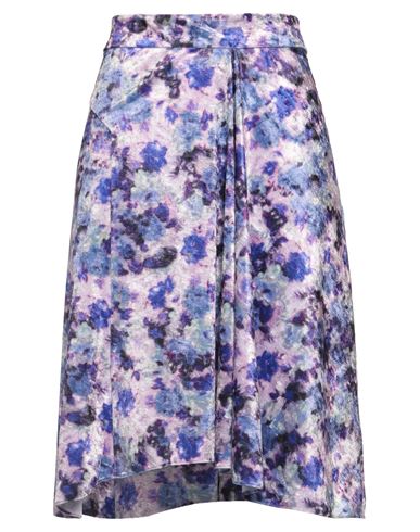 Isabel Marant Woman Midi Skirt Purple Size 10 Polyamide, Elastane
