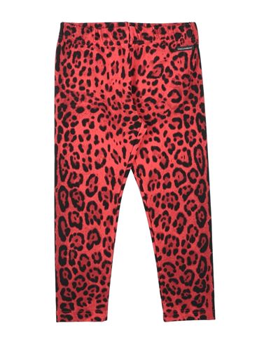 Shop Dolce & Gabbana Toddler Girl Leggings Red Size 7 Cotton, Elastane, Polyester