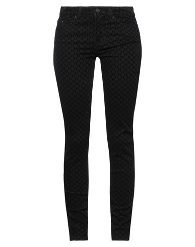 Karl Lagerfeld Woman Jeans Black Size 26 Cotton, Elastomultiester, Elastane