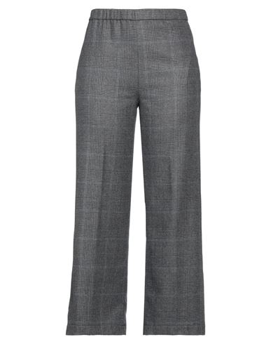 Aspesi Woman Pants Lead Size 8 Wool, Acrylic, Polyamide, Cashmere In Grey