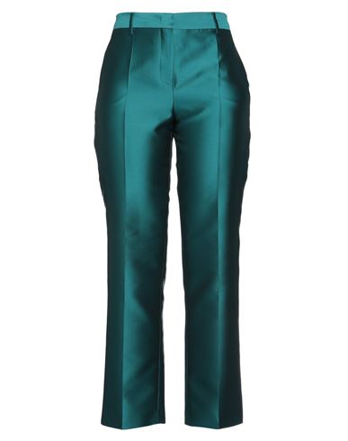 Alberta Ferretti Woman Pants Emerald Green Size 2 Polyester, Silk