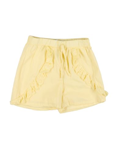 Name It® Babies' Name It Toddler Girl Shorts & Bermuda Shorts Light Yellow Size 6 Cotton