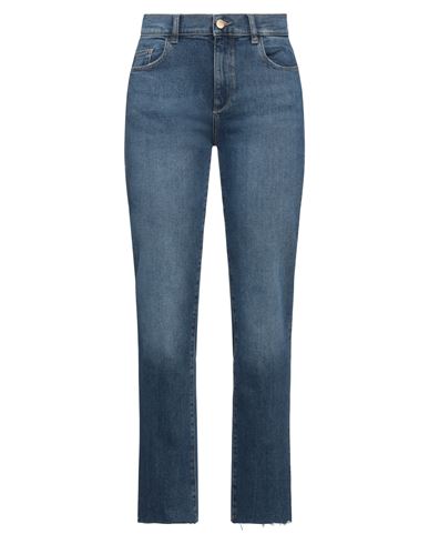 Dl1961 Woman Denim Pants Blue Size 28 Cotton, Lycra In Blue