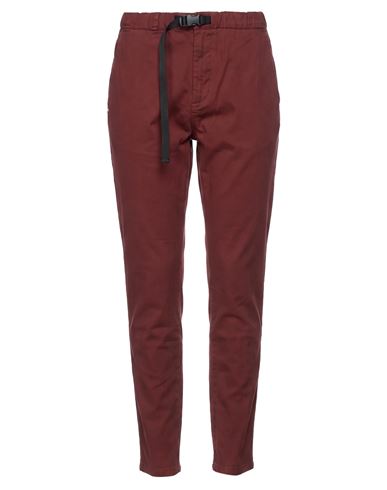 White Sand Woman Pants Brick Size 1 Cotton, Elastane In Red