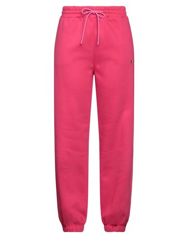 Msgm Woman Pants Fuchsia Size S Cotton, Polyester In Pink