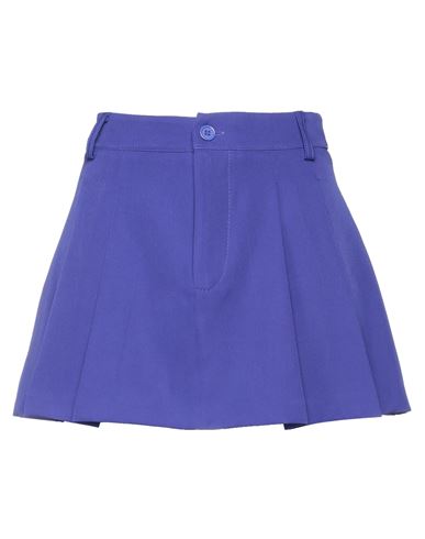 The Lulù Woman Mini Skirt Purple Size L Polyester, Elastane