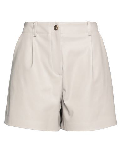 Pinko Woman Shorts & Bermuda Shorts Light Grey Size 8 Polyester