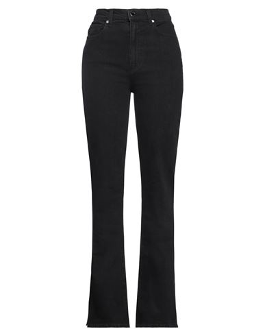 Le Jean Woman Jeans Black Size 27 Cotton, Elastomultiester, Elastane