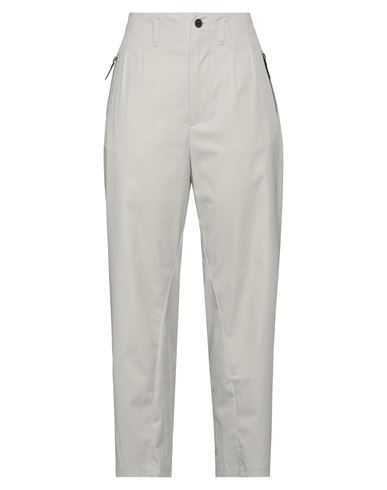 Nike Woman Pants Light Grey Size L Cotton, Silk, Elastane