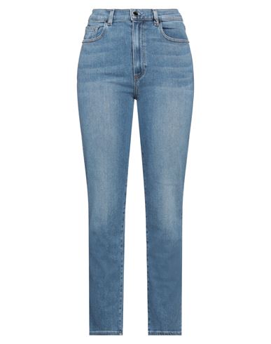 Le Jean Woman Jeans Blue Size 29 Cotton, Polyester, Elastane