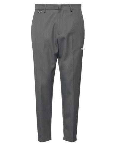 Low Brand Man Pants Grey Size 34 Polyester, Virgin Wool