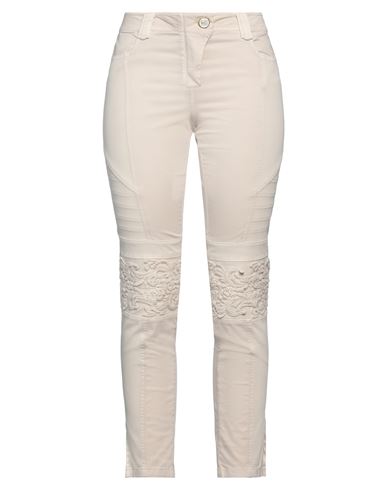 Elisa Cavaletti By Daniela Dallavalle Woman Pants Beige Size 31 Cotton, Viscose, Elastane