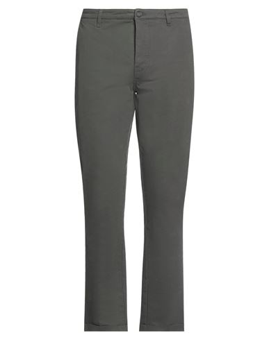 Pence Man Pants Lead Size 34 Cotton, Elastane In Grey