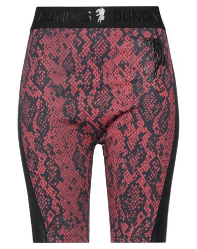 Dundas Woman Leggings Brick Red Size L Polyester, Elastane