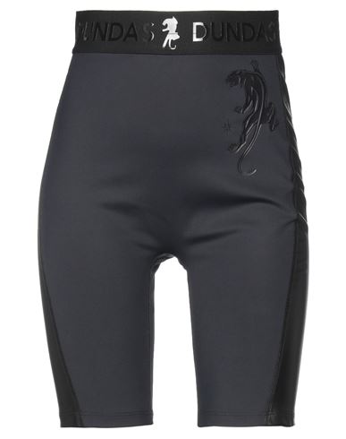 Shop Dundas Woman Leggings Black Size Xs Polyester, Elastane