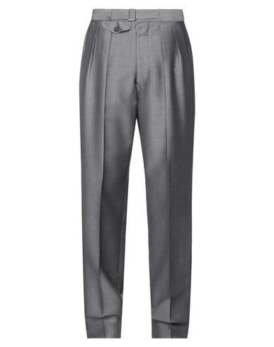 Maison Margiela Man Pants Grey Size 34 Mohair Wool, Wool