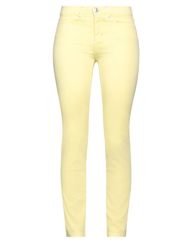 Elisa Cavaletti By Daniela Dallavalle Woman Pants Light Yellow Size Xs Cotton, Elastane