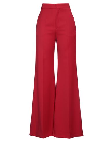 Chloé Woman Pants Red Size 6 Virgin Wool, Elastane