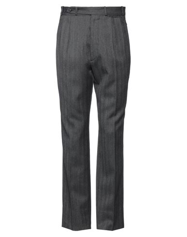 Maison Margiela Man Pants Steel Grey Size 36 Wool