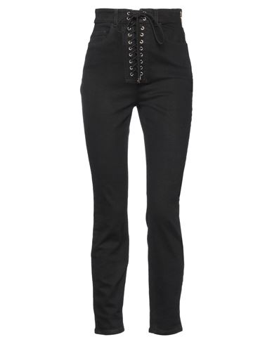 Elisabetta Franchi Woman Jeans Black Size 31 Cotton, Elastane