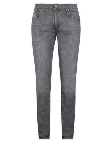 Pence Man Jeans Steel Grey Size 36 Cotton, Elastane