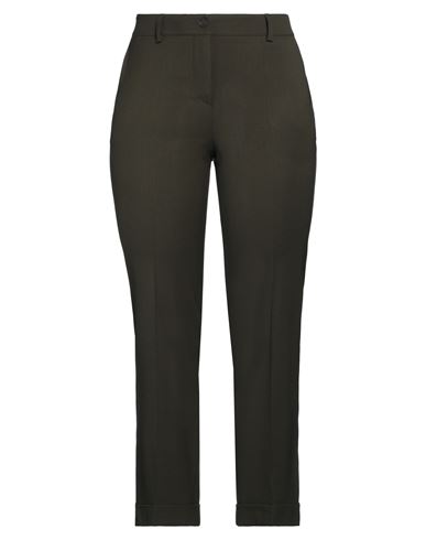 P.a.r.o.s.h P. A.r. O.s. H. Woman Pants Military Green Size Xl Virgin Wool, Elastane In Green