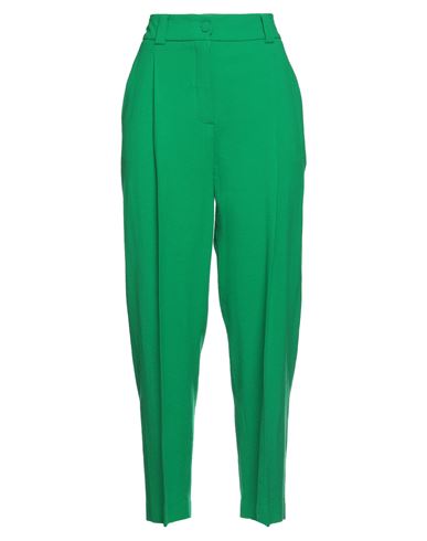 Alysi Woman Pants Emerald Green Size 8 Virgin Wool, Elastane