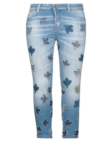 Dsquared2 Woman Jeans Blue Size 4 Cotton, Elastane