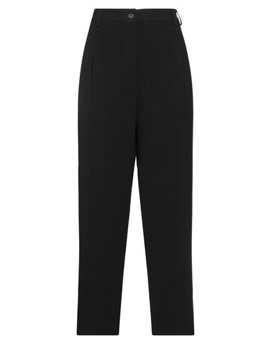 Kartika Woman Pants Black Size 12 Polyester, Viscose, Elastane