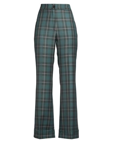 Paul & Joe Woman Pants Green Size 10 Wool, Polyester