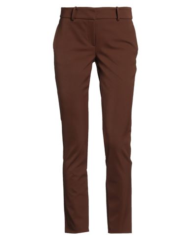 Ermanno Firenze Woman Pants Brown Size 2 Polyamide, Elastane In Brown